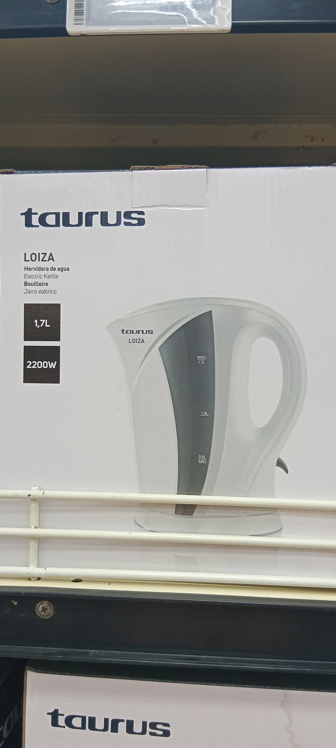 Taurus Kettle Loiza 2200W/1.7lt