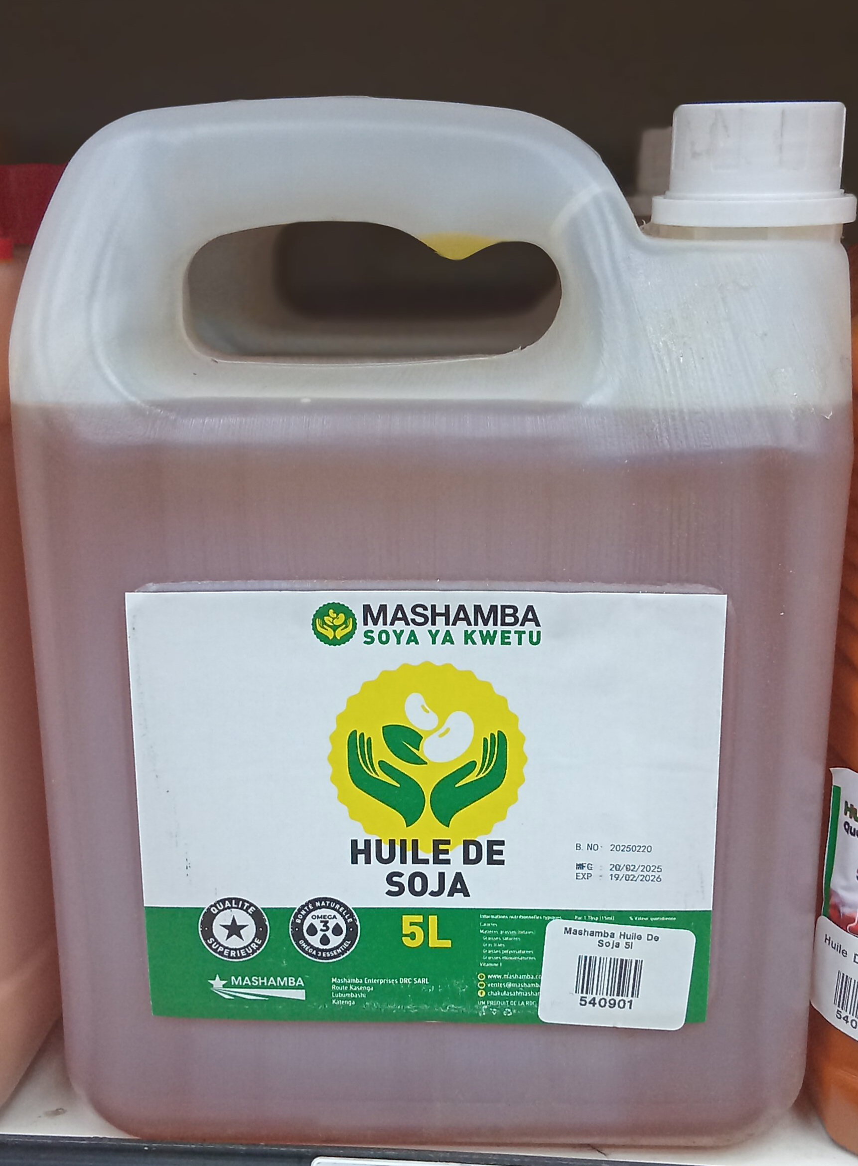 Mashamba huile de Soja 5lt_0