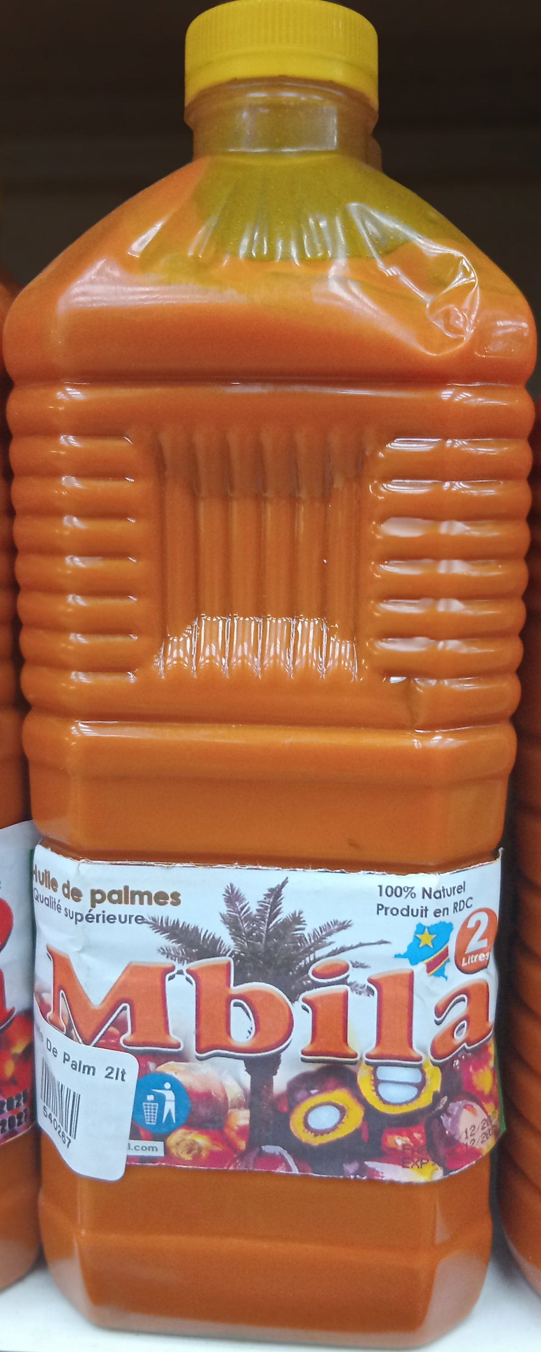 Huile De Palme Mbila 2lt