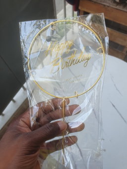 Cake Topper de Cobre