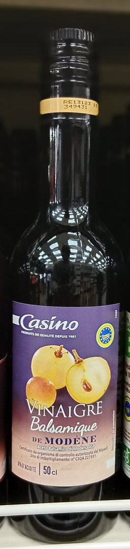 Casino Balsamique Vinaigre De Modene 500ml