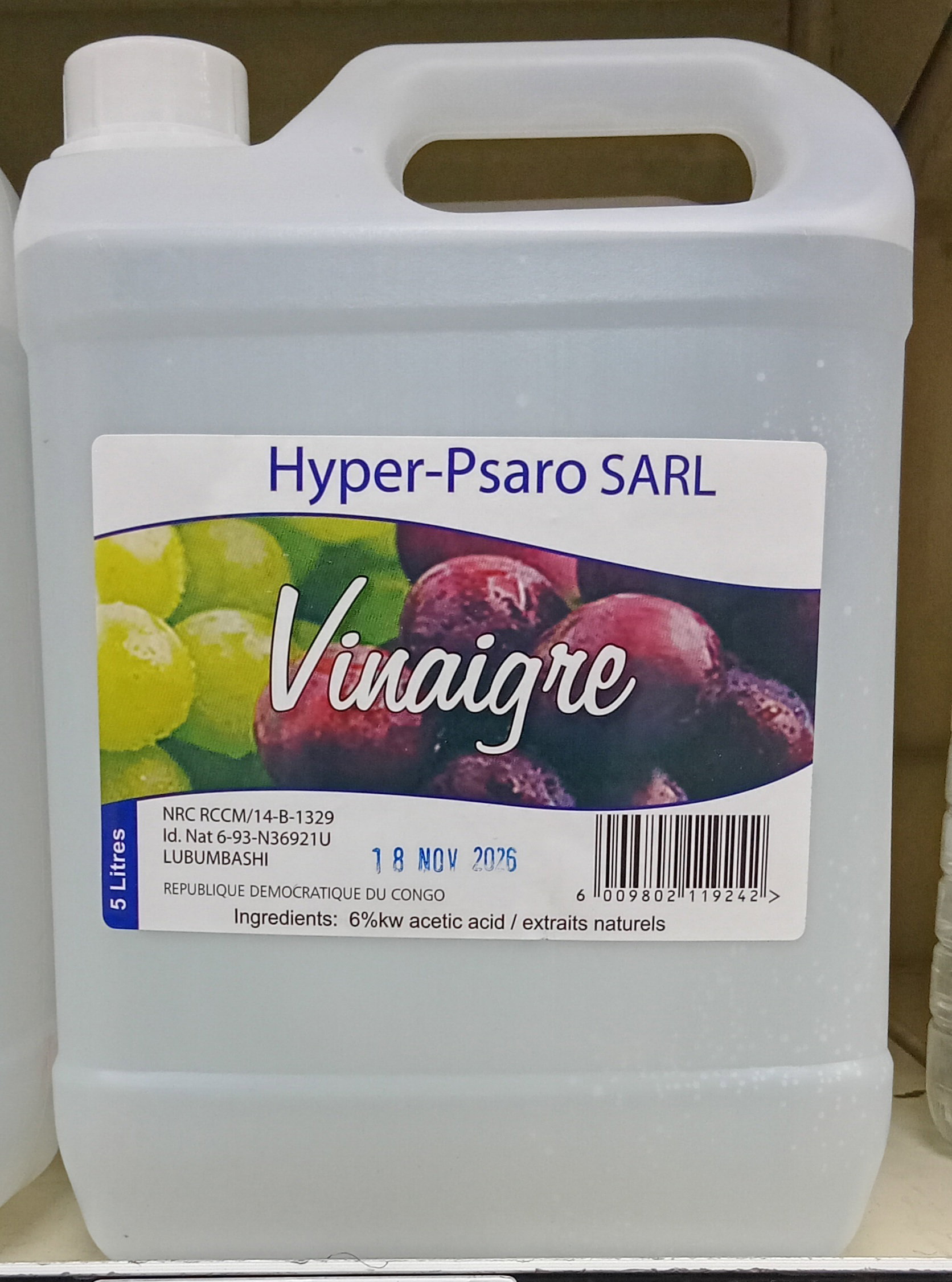 Vinaigre Blanc H.P 5lt_0