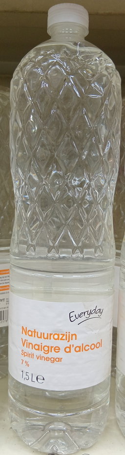 Everyday Vinaigre Naturel 7% (Pet) 1.5lt