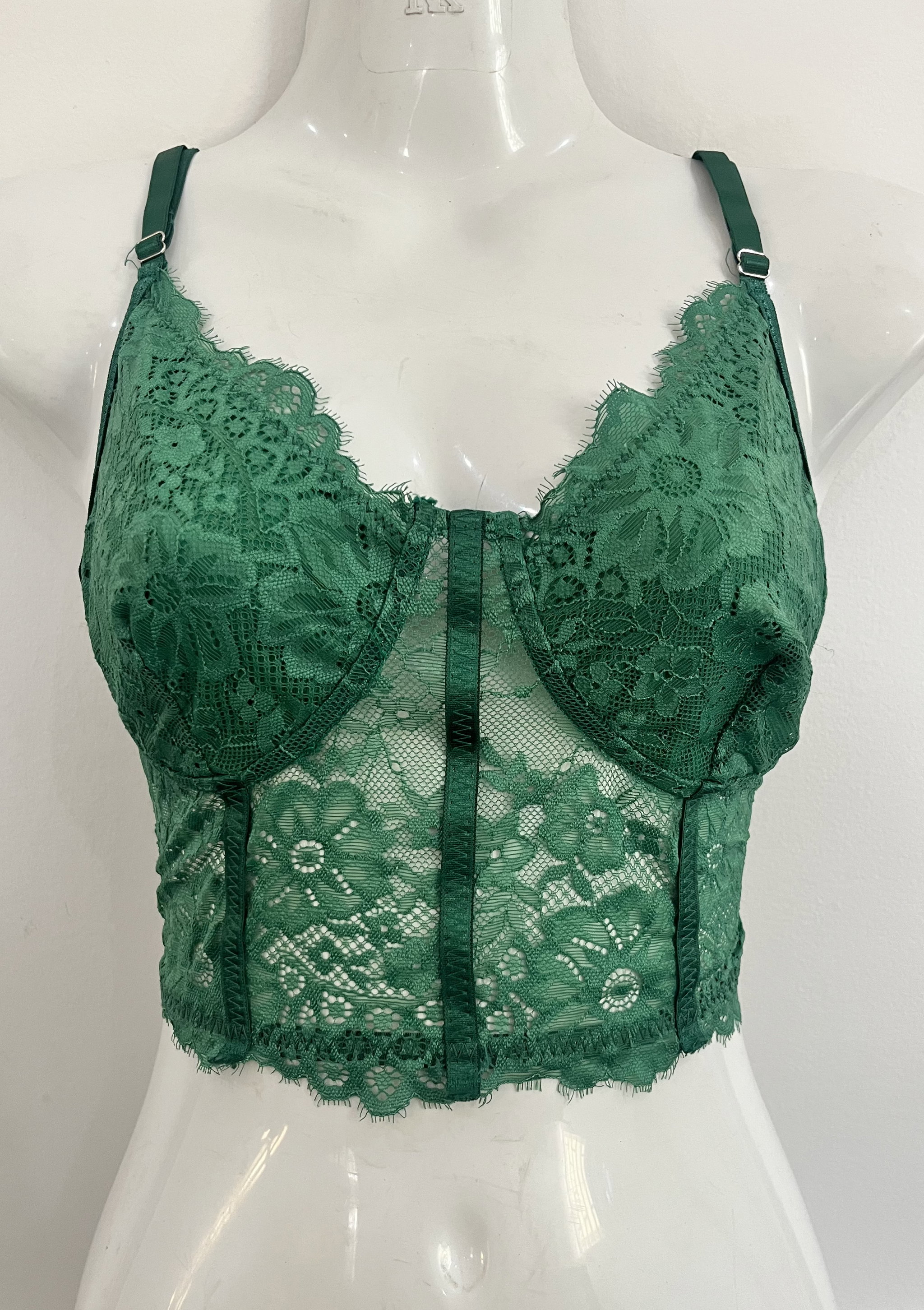 Soutien-Gorge Bustier court en dentelle Taille 38_0