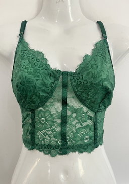 Soutien-Gorge Bustier court en dentelle Taille 38