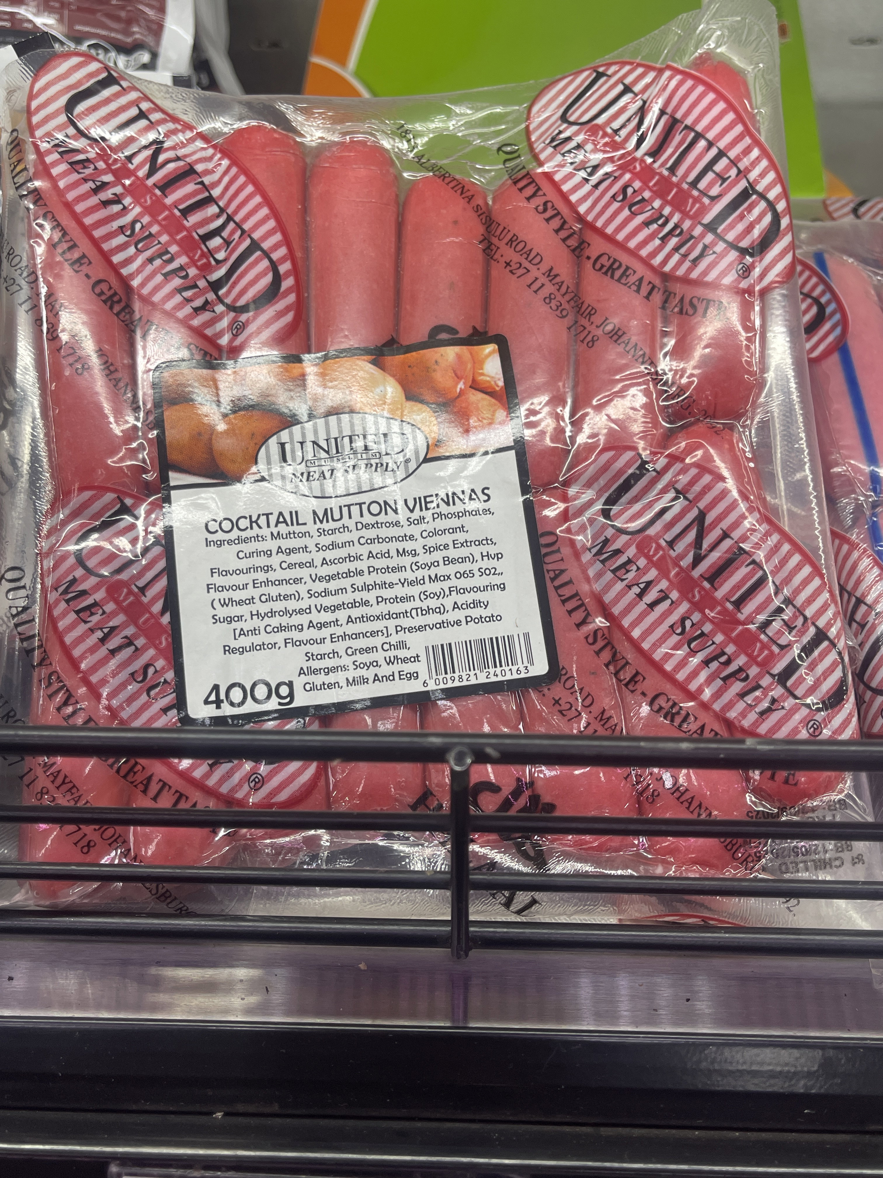 United Halaal Cockt. Mut. Vienna 400gr