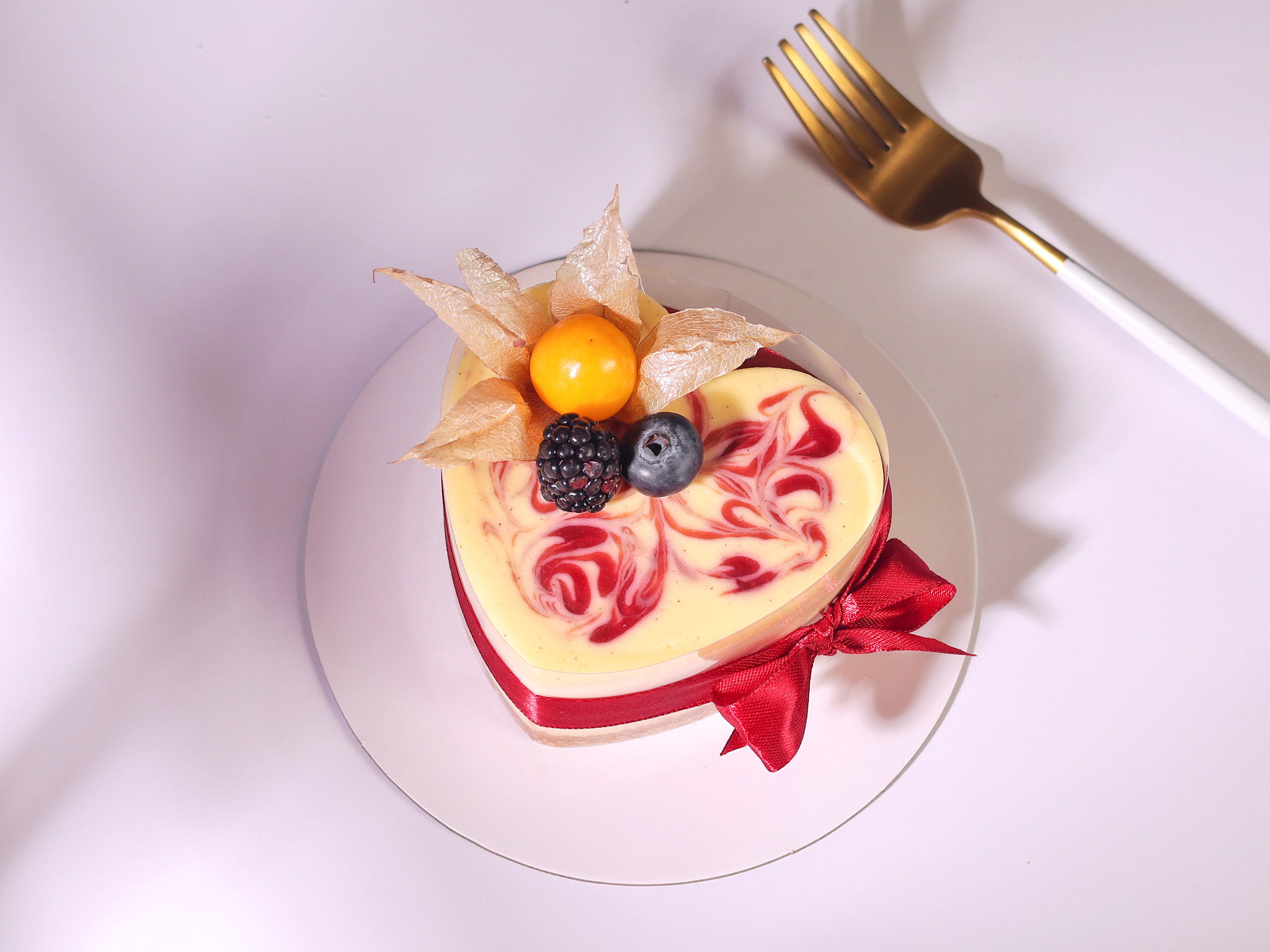 Heart Swirl Cheesecake _0