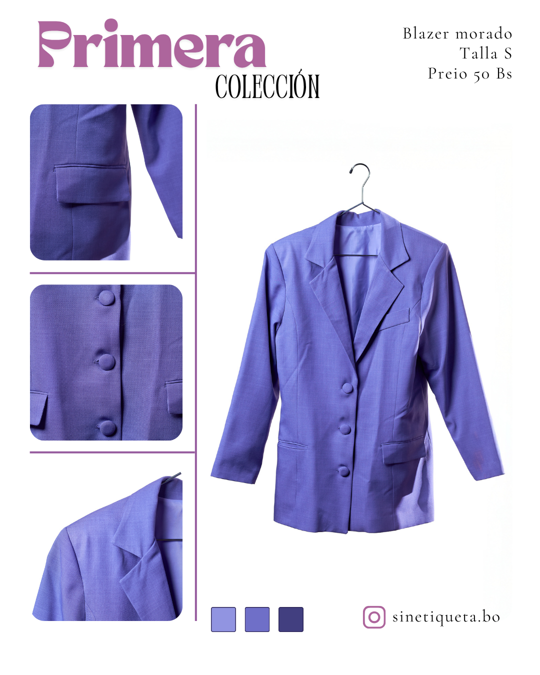 Blazer morado