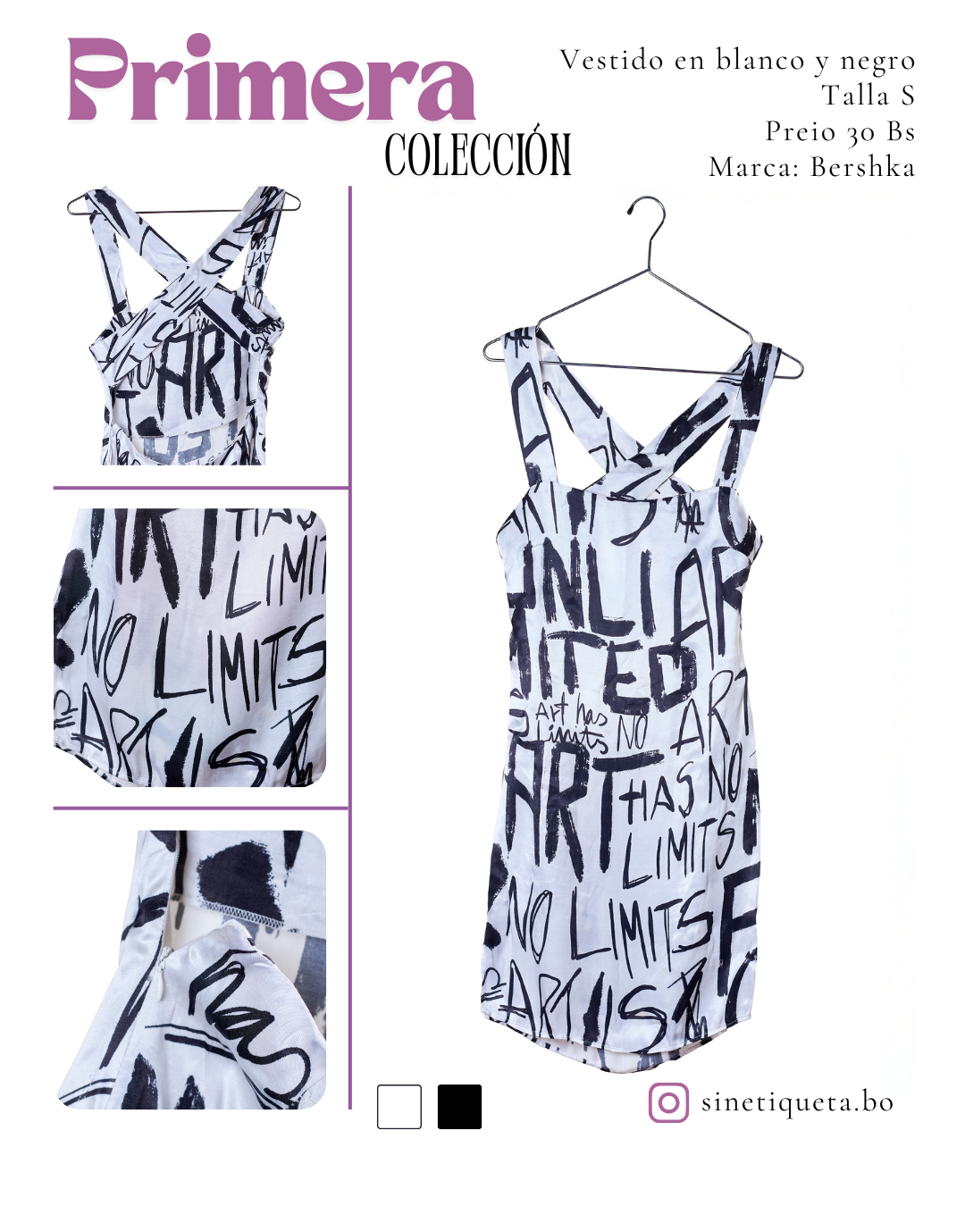 Vestido tipo grafiti