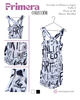 Vestido tipo grafiti