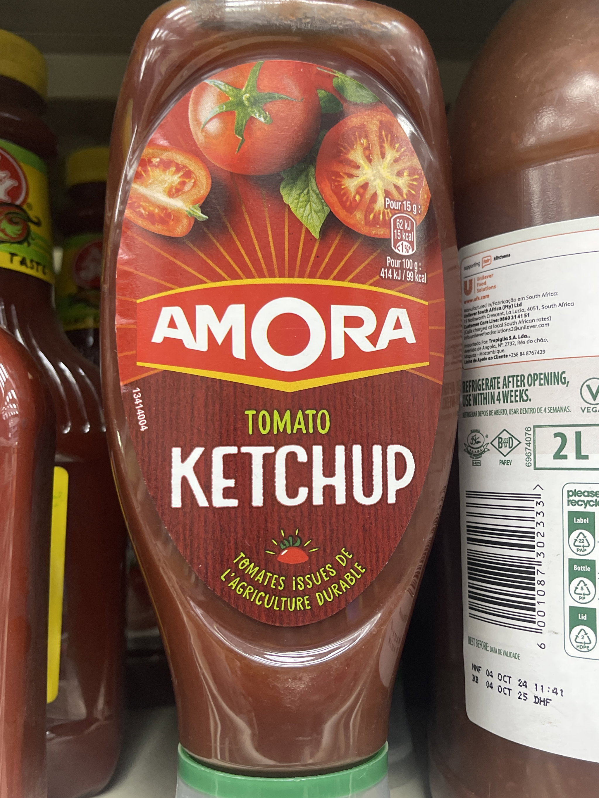 Amora Ketchup Souple 550gr_0