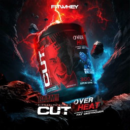 BAAM!! Cut Overheat (234g, 30 servings) Fat Burner & Pre-Workout | Weight Loss, Energy Booster, Focus Support