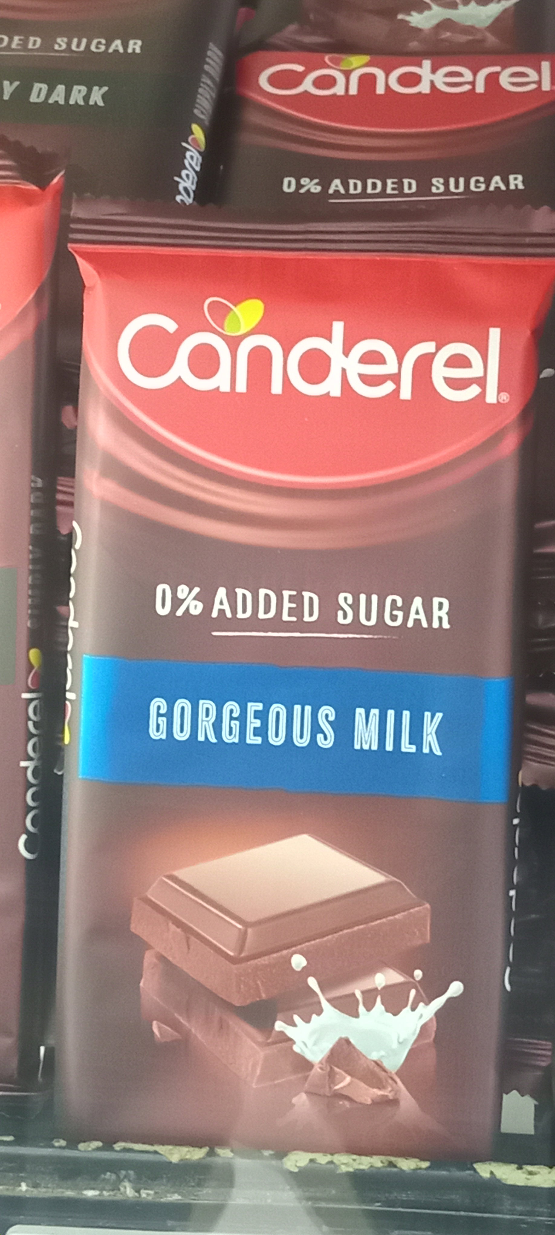 Canderel Chocolate 0% Gorgeous Milk 100gr_0