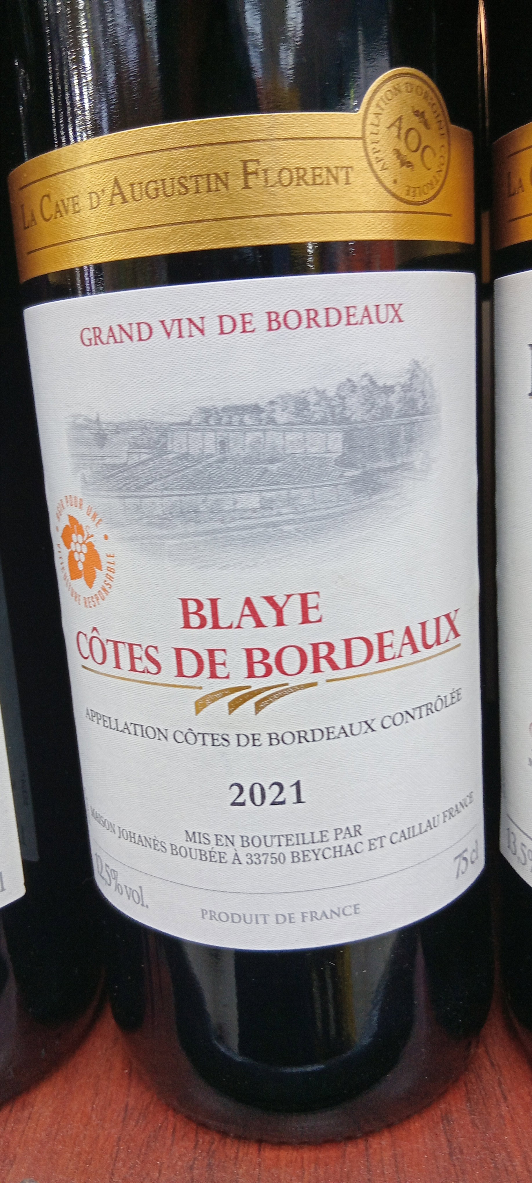 Aug. Flob. Blaye Cote Bord. Rouge 750ml_0