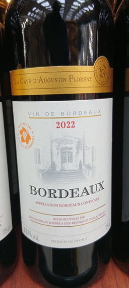 Aug. Flob. Bord. Rouge 750ml