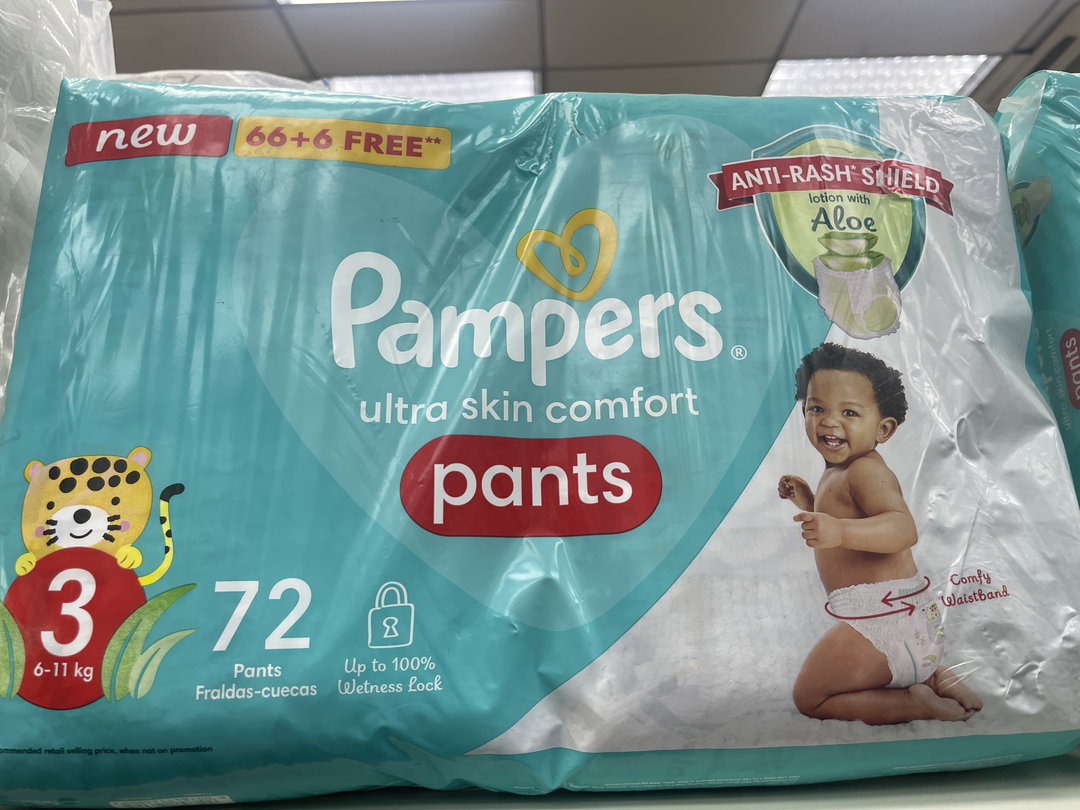 Pampers Pants N3 6-11kg 72'S