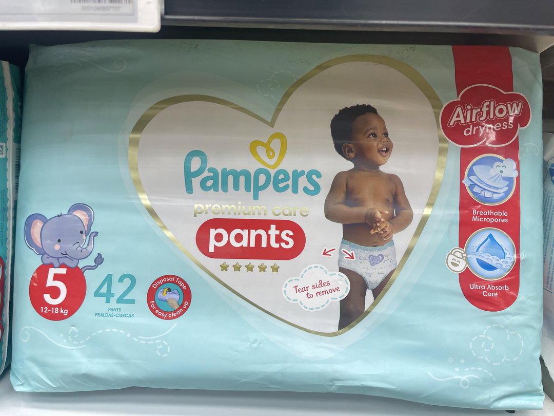 Pampers Prem. Pants N5 12-18kg 42'S
