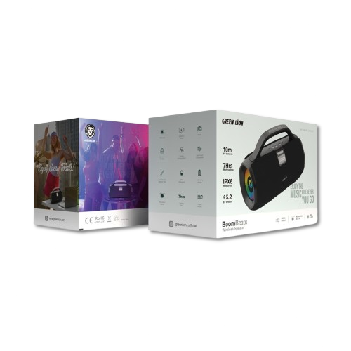 Green Lion BoomBeats Wireless Speaker - Black