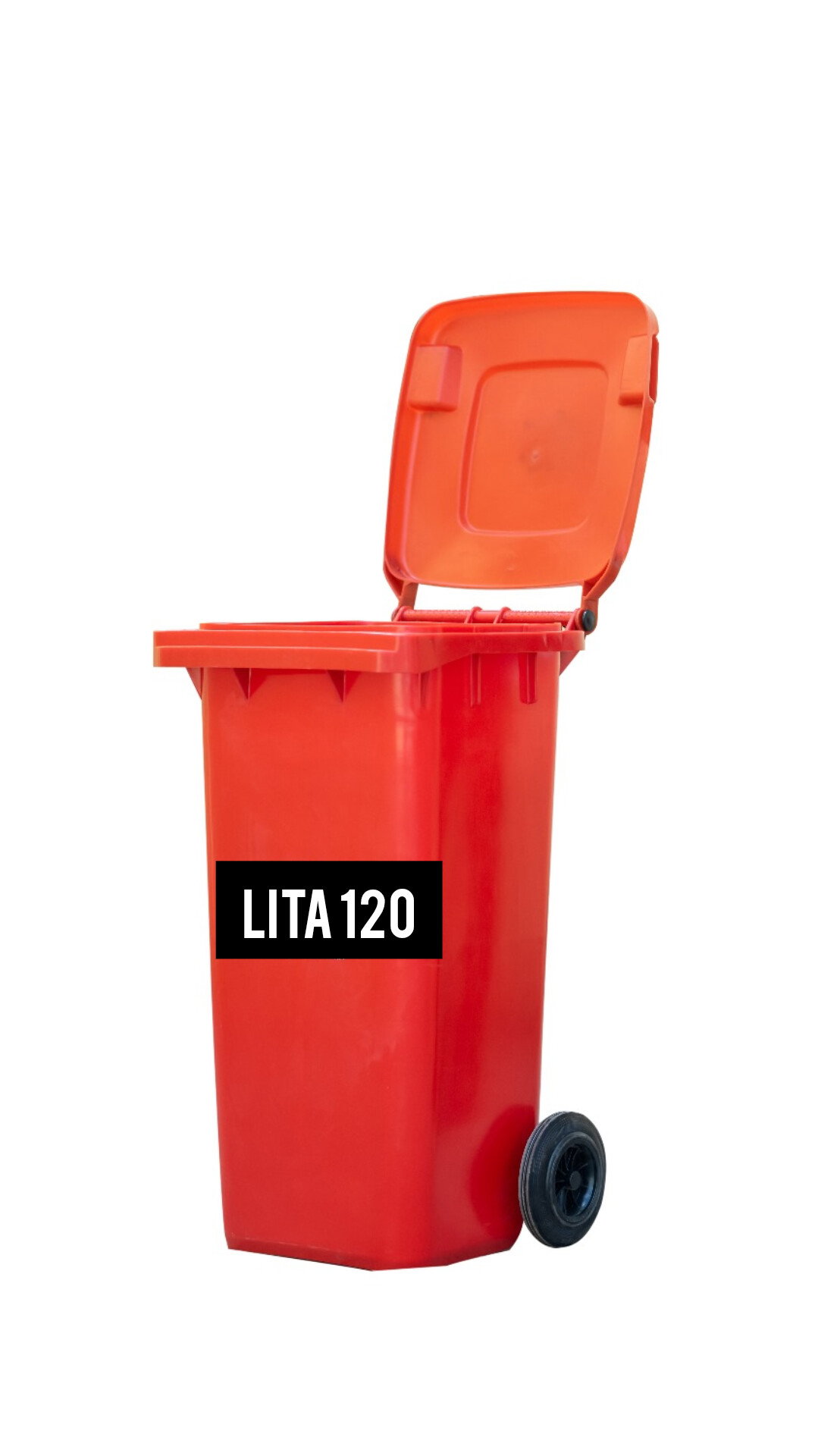 Plastic Dustbin 120L with 2 Wheels without pedal _0