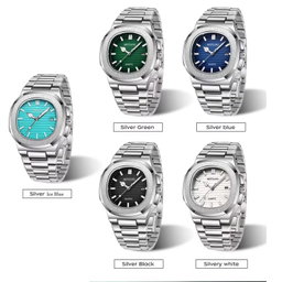 OEM Wholesale Waterproof Men's Wristwatch Stainless Steel Quartz Luminous Function Relojes Watch for Man