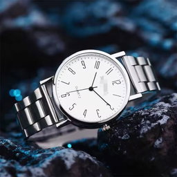 Simple Steel Strap Quartz Men's Watch Leisure Gift Watch