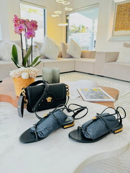 Sandálias versace Medusa 