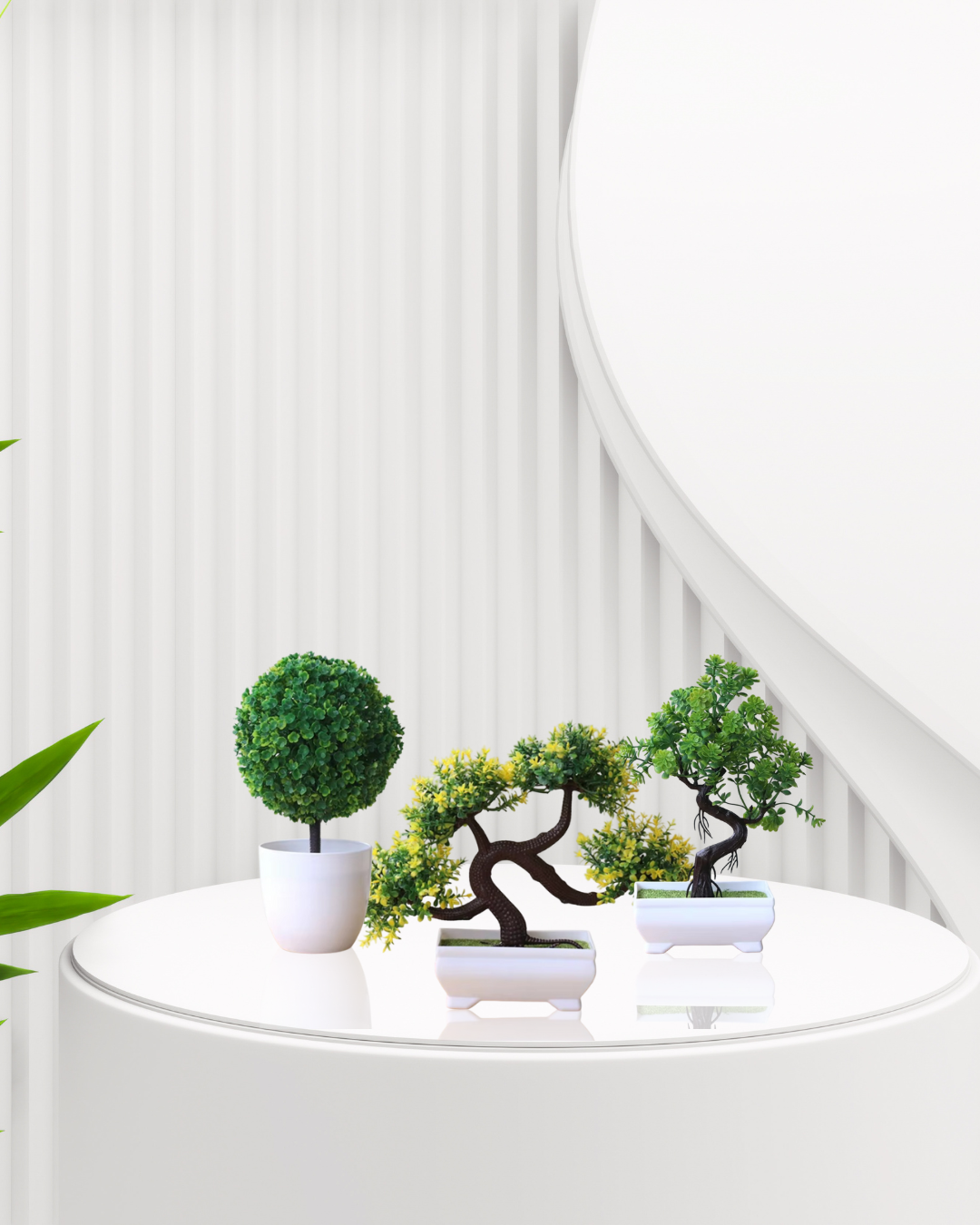 Artificial bonsai tree plant