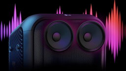 LG XBOOM XL5S | Enceinte Bluetooth Puissante | 200W | Jusqu'à 12h d'autonomie | IPX4 | Eclairage multicolore