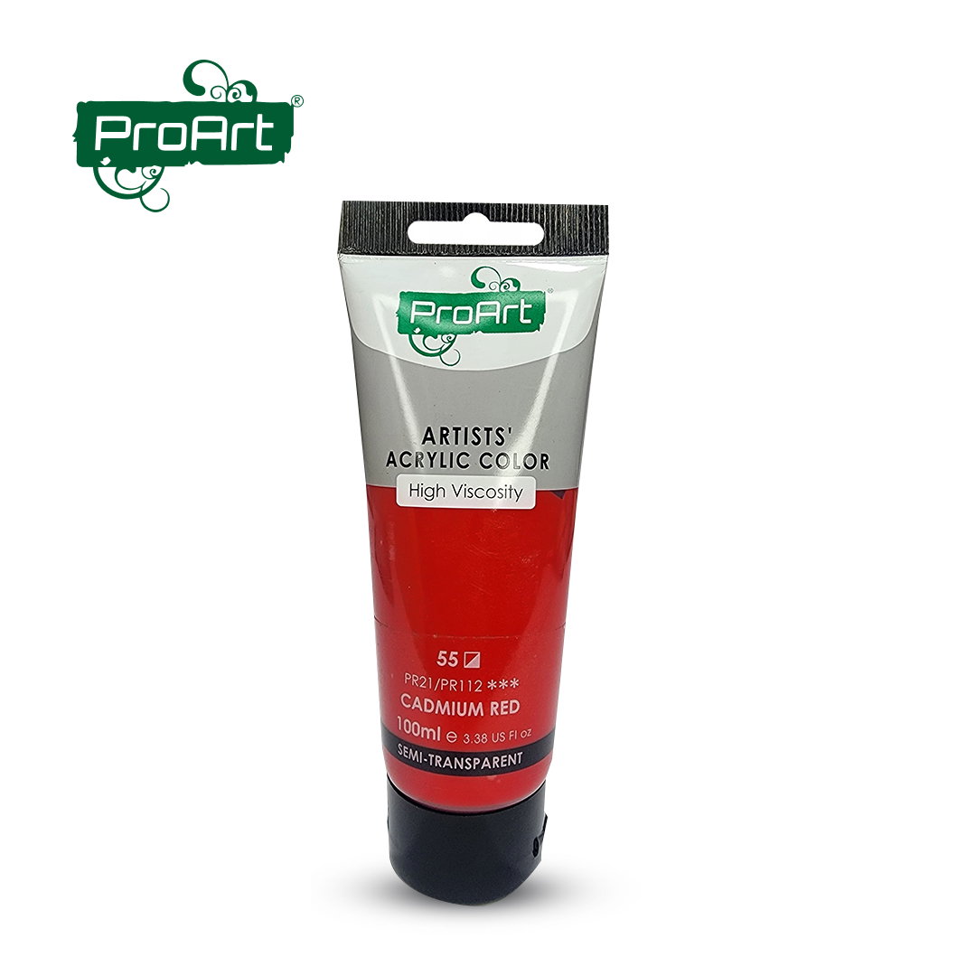 ProArt Artists' Acrylic Color Paint, 100ML Tube | Heavy Body Multi Media Acrylic Paint Tube - 100ml | High Consistent Acrylic Paint Tube_8