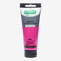 ProArt Artists' Acrylic Color Paint, 100ML Tube | Heavy Body Multi Media Acrylic Paint Tube - 100ml | High Consistent Acrylic Paint Tube