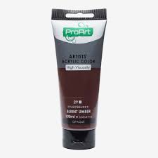 ProArt Artists' Acrylic Color Paint, 100ML Tube | Heavy Body Multi Media Acrylic Paint Tube - 100ml | High Consistent Acrylic Paint Tube_2