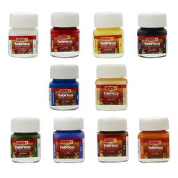 Camel Fabrica Acrylic Fabric Color Paint Set, 15ml, 10 Shades (Copy)
