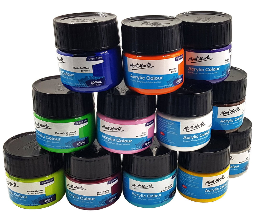 Mont Marte Acrylic Paint 100 Ml Tub