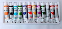 Acrylic Colour 12 Shade 9ml (Copy)