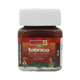 Camel Acrylic Color - 15ml, Fabric Color Paint