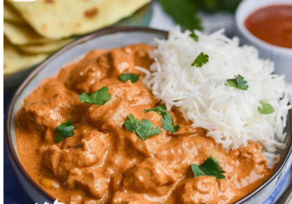 Butter Chicken with Indian Garlic Butter Rice _0