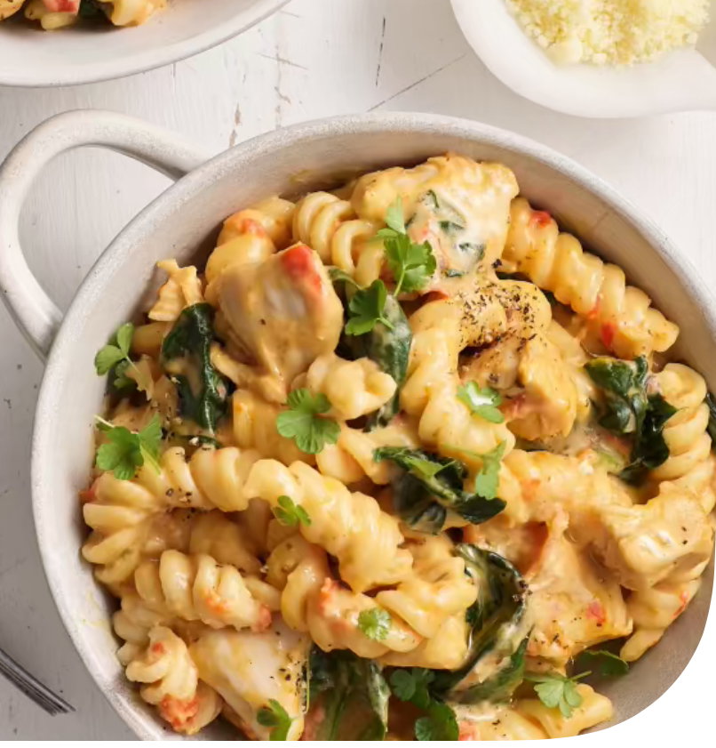 Marry Me Chicken with Spiral Pasta_0