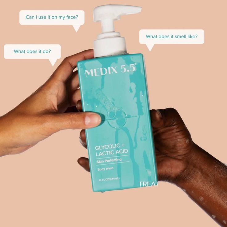 MEDIX GEL DOUCHE à l'acide lactique et glycolique