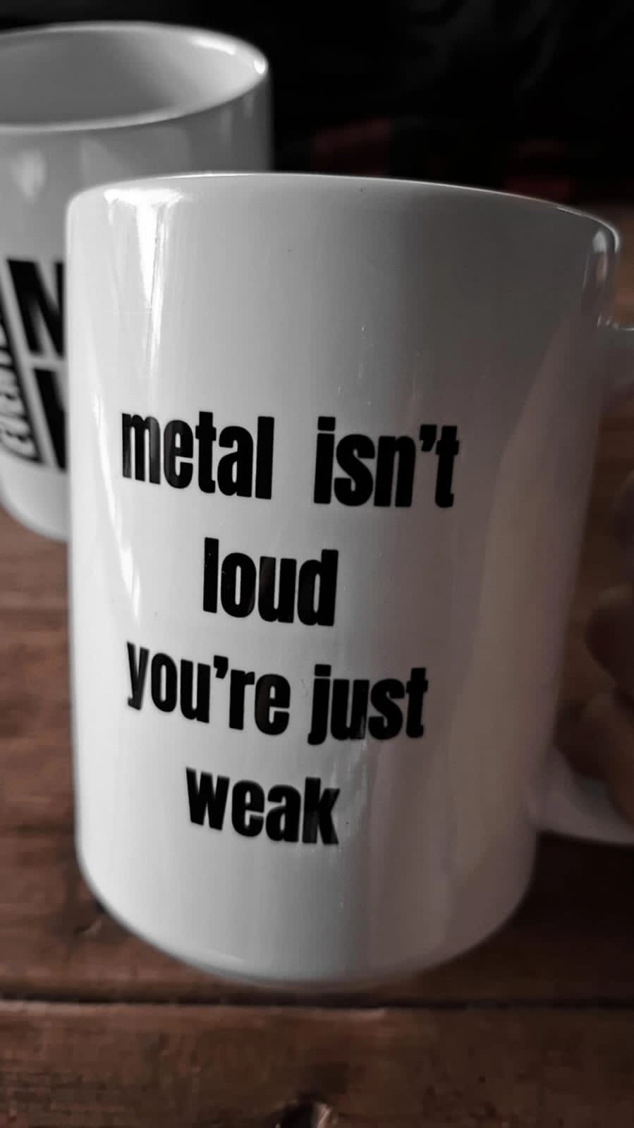 Large mug - Metal isn't loud _0