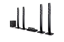 LG Home theater LHD71C, 5.1ch Surround system (4 Tallboy), 1,000W, Bluetooth, FM radio, Bass Subwoofer, DVD HTS