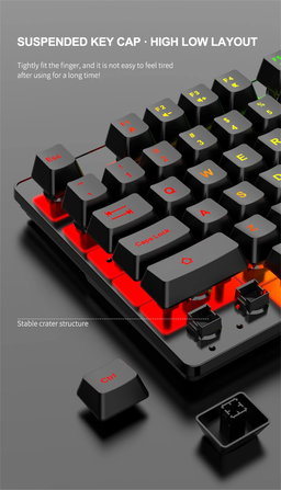 Conjunto de teclado e mouse gamer sem fio 2.4G recarregável RGB com retroiluminação para jogos