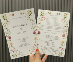 A5 Invitation card