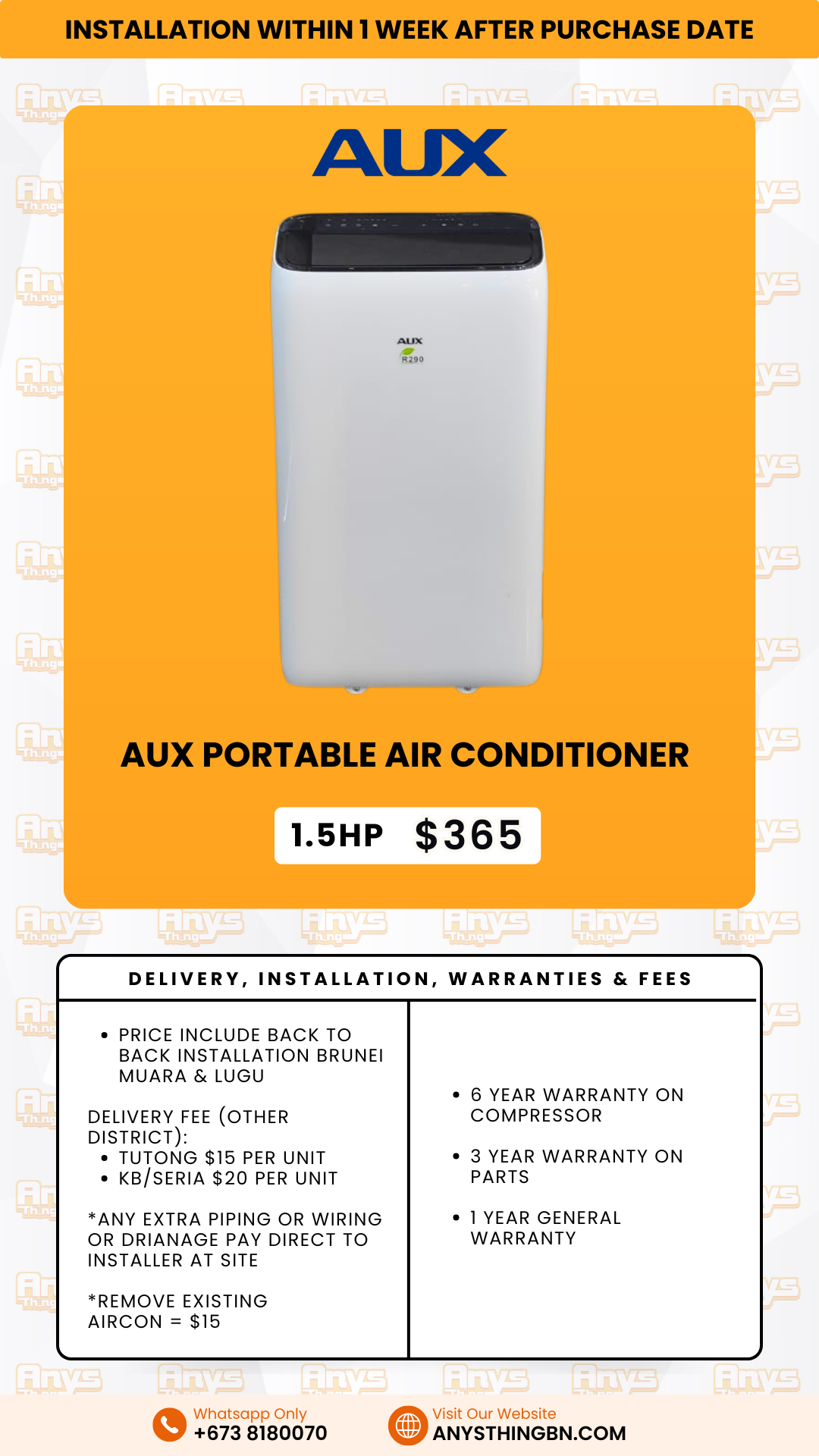 AUX Portable Air Conditioner_2