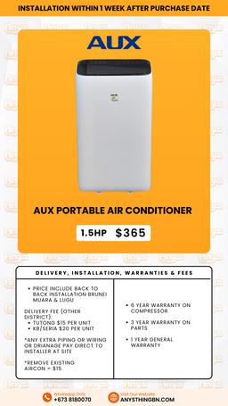 AUX Portable Air Conditioner