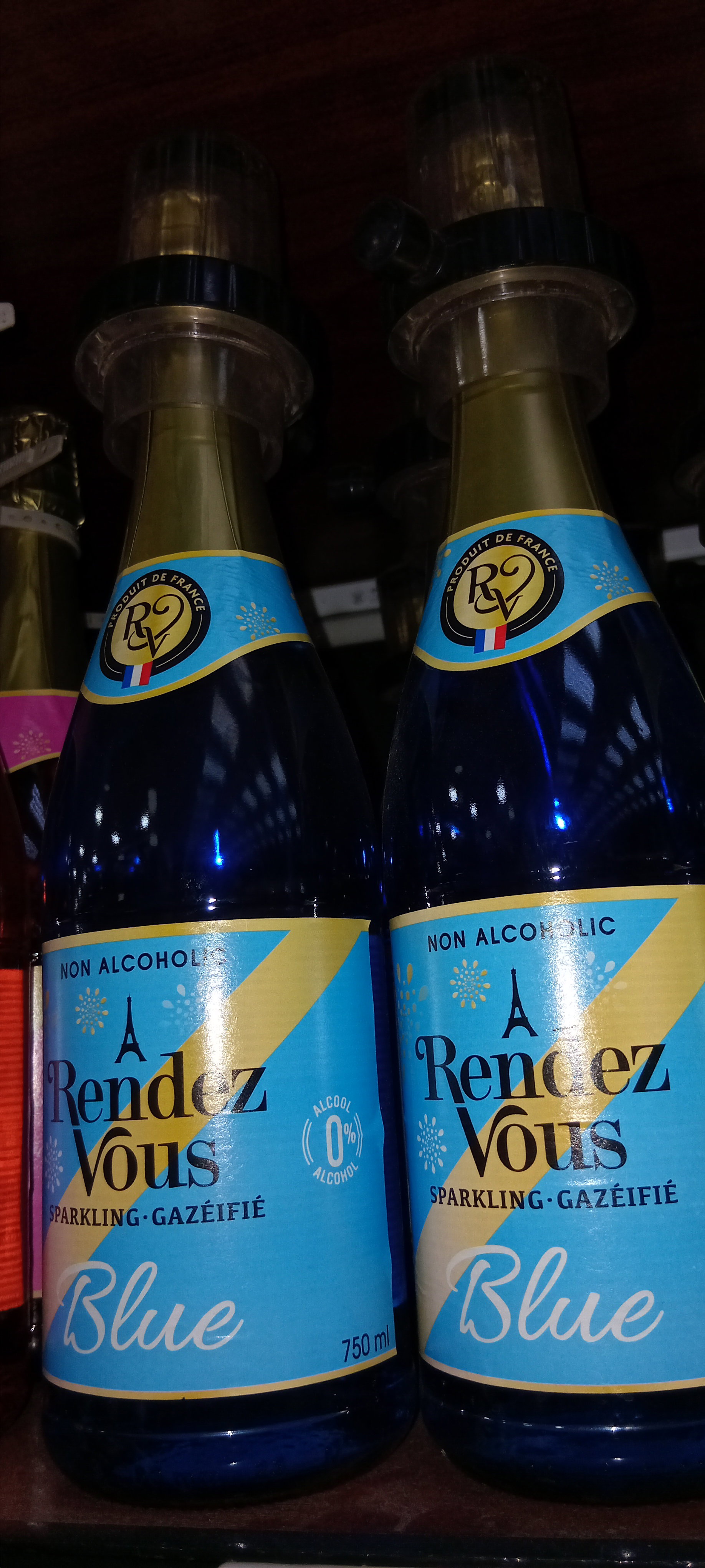 Rendez Vous Non Alcoholic Drink Blue 750ml_0