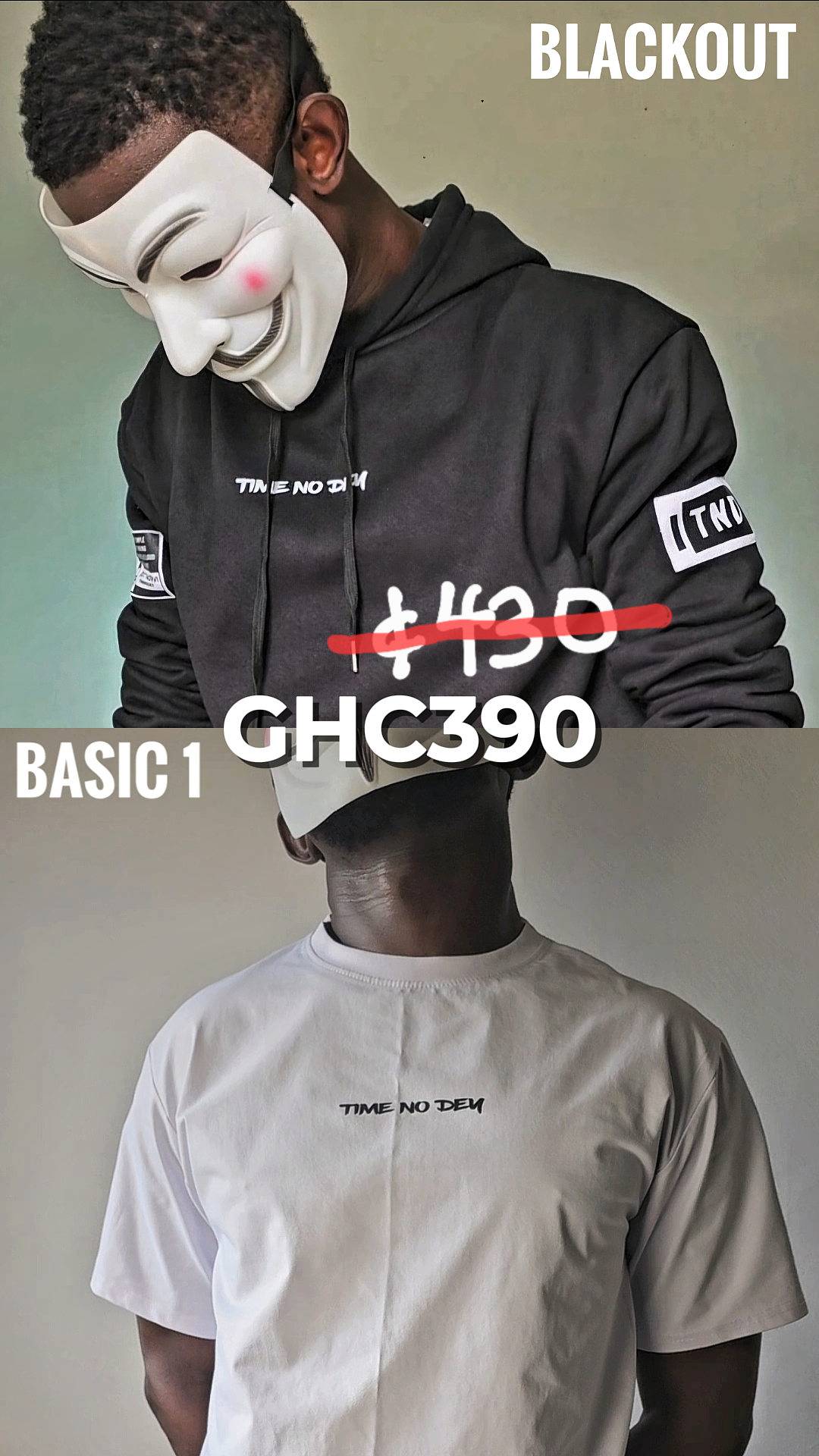 Save cash and get this limited time combo deal of a hoodie and Tee for just ¢390_0