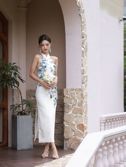 The Halter Porcelain in Midi #3