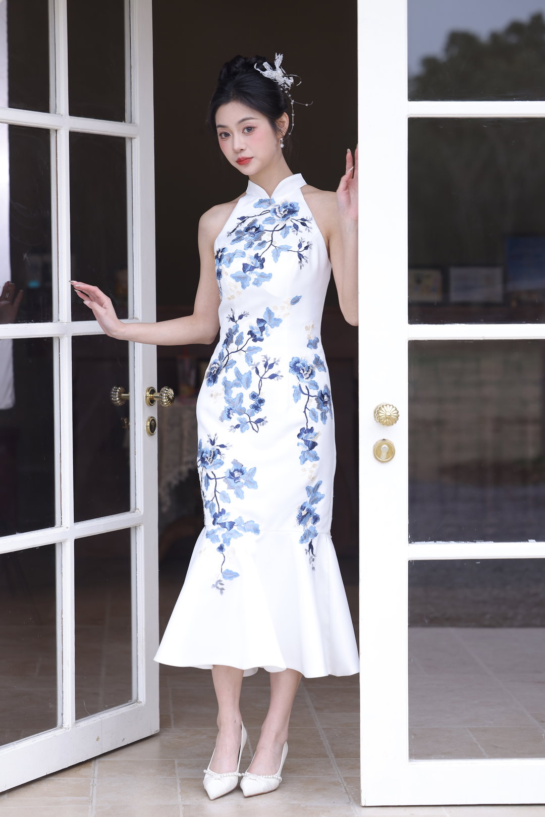 The Halter Porcelain in Midi  #7 