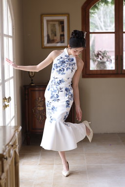 The Halter Porcelain in Midi  #7 