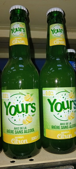 Yours Biere Ver. Citron 0% 330ml